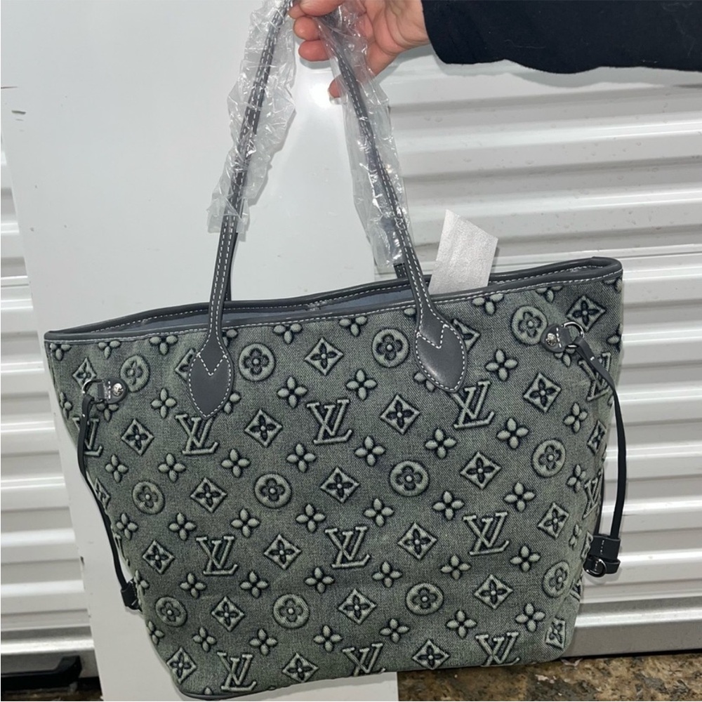 Cute fashion Charcoal Monogram Tote Bag